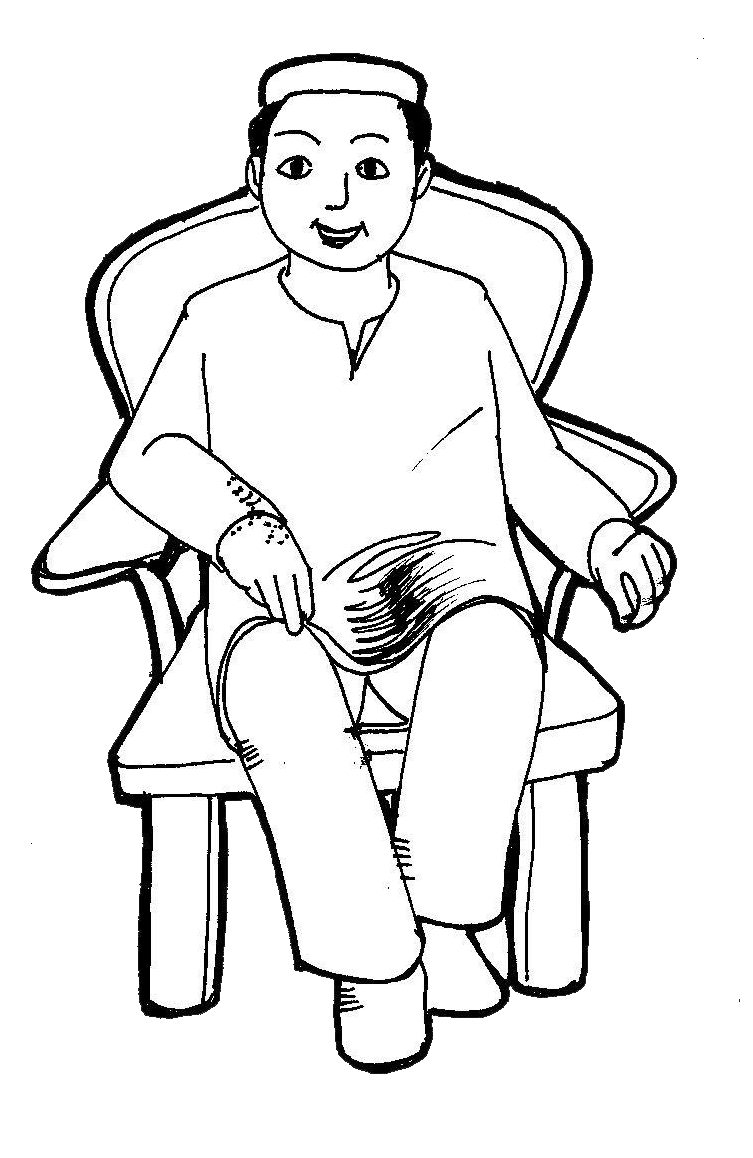man sitting